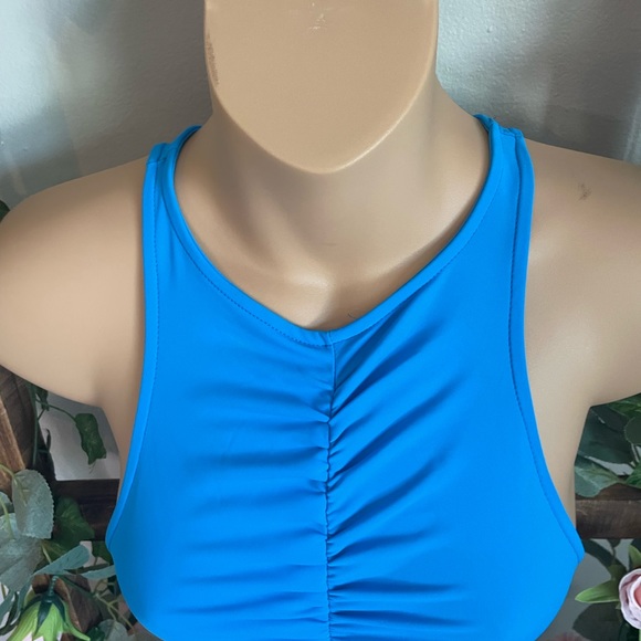 Zara Front & Back Ruched Cropped Top NWT Size Small - Picture 5 of 7